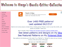 Tablet Screenshot of beadiecritters.com